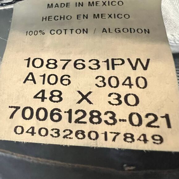 Rustler Classic jeans men’s 48x30 regular fit straight leg NWT dark wash - Picture 7 of 7